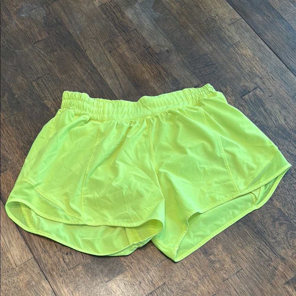 Women's Neon Green Shorts